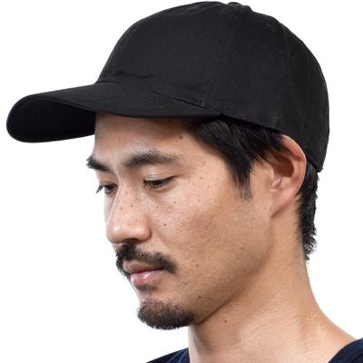 [New Hattan] CAP Cap Baseball Cap Hat Plain Curve Cap Mother's Day (FREE, BLACK) [Item]