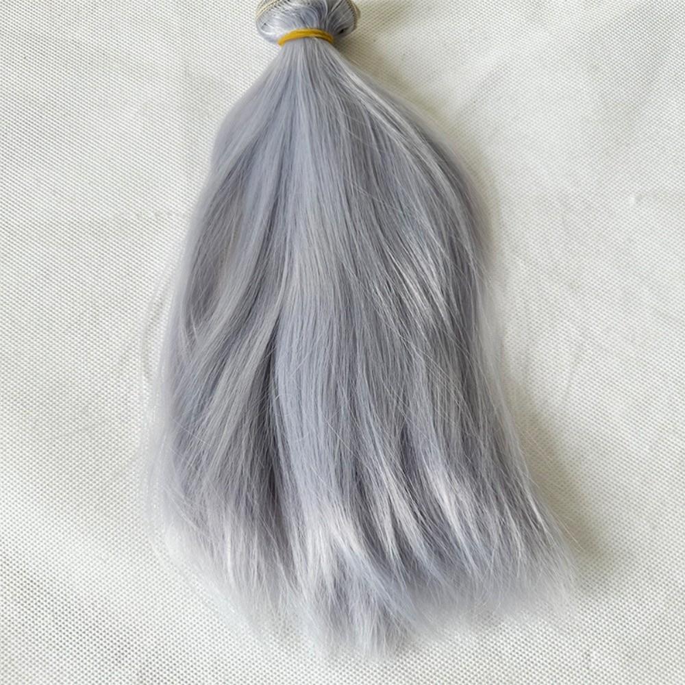 Milk Soft Silk Straight Doll Wig Doll Synthetic Hair Wig For 1/3 1/4 1/6 BJD Doll