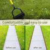 Half-Moon Serrated Edging Shovel - Manual Lawn Edger with Handle
