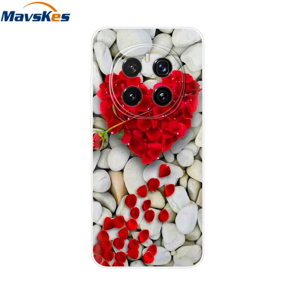 Für Honor Magic 7 Pro Hülle Magic7 Pro Klare Bemalte Abdeckung Weiche Silikon Handyhülle Für Huawei Honor Magic7Pro Hülle Fundas Schalen