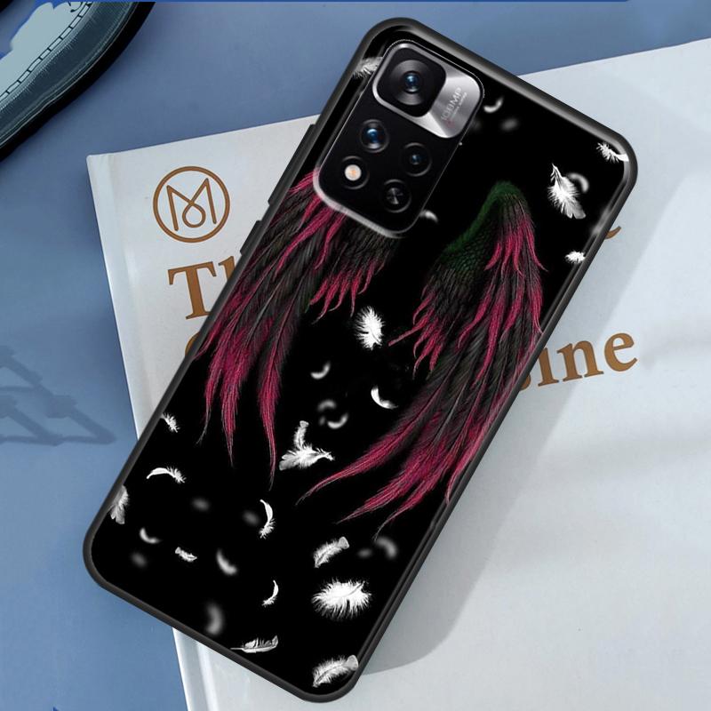 Fallen Angel Wings Art Case For Redmi Note 12 11 Pro Cover For Redmi Note 10 8 9 Pro 10S 11S 9A 9C 12C 10A 10C