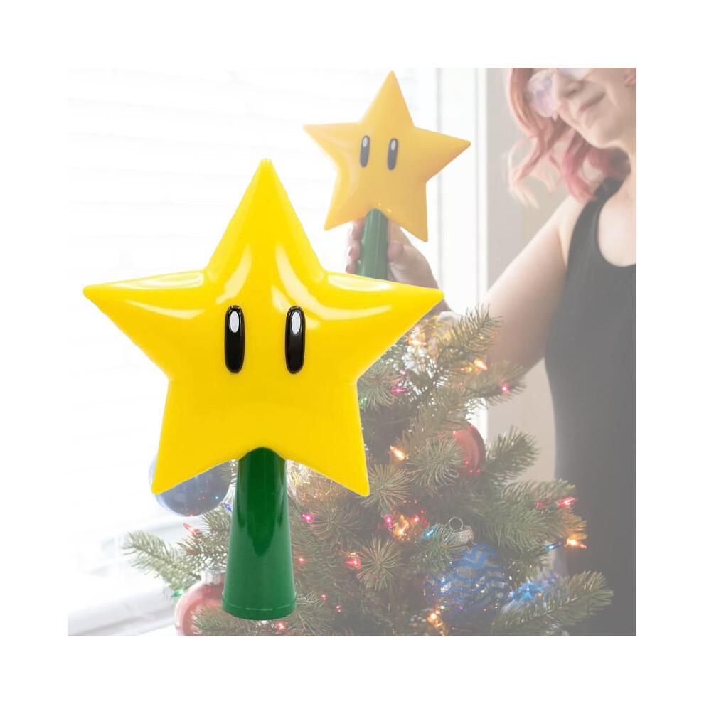 Super Mario Bros Star Light Up Holiday Weihnachtsbaum Topper Deko Party Lampe