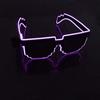 Bar Supplies Glowing Led Light Up Glasses LED Luminous Glasses Glowing Sunglasses Mosaic Glasses