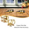 Alto Sax Ligature Brass Ligature Fastener Adjustable Double Screw Alto Sax Mouthpiece Ligature Clip Accessories