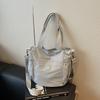 Canvas bag Lazy wind messenger bag Summer new large-capacity bag Women's shoulder tote bag