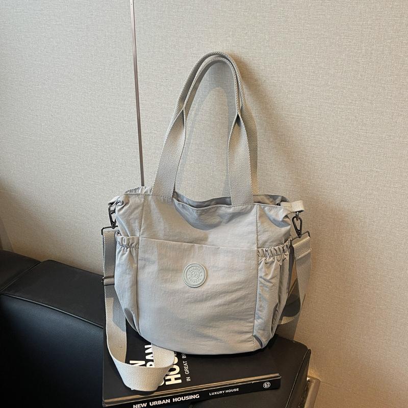 Canvas bag Lazy wind messenger bag Summer new large-capacity bag Women's shoulder tote bag