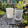 Self-Watering Flower Candle Pot: Begonia, Tortoise Shell, Bamboo Design for Hydroponic Planting