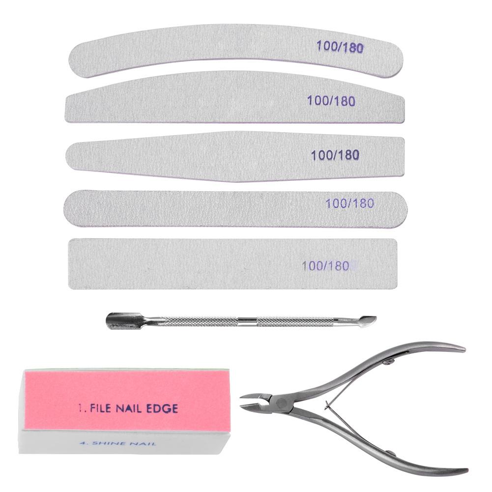 

Nail Care Kit, Professional Nail Art Manicure Pedicure Tool Set, Nail Sanding Sponge Files Polish , Cuticle Trimm , Cuticle Push