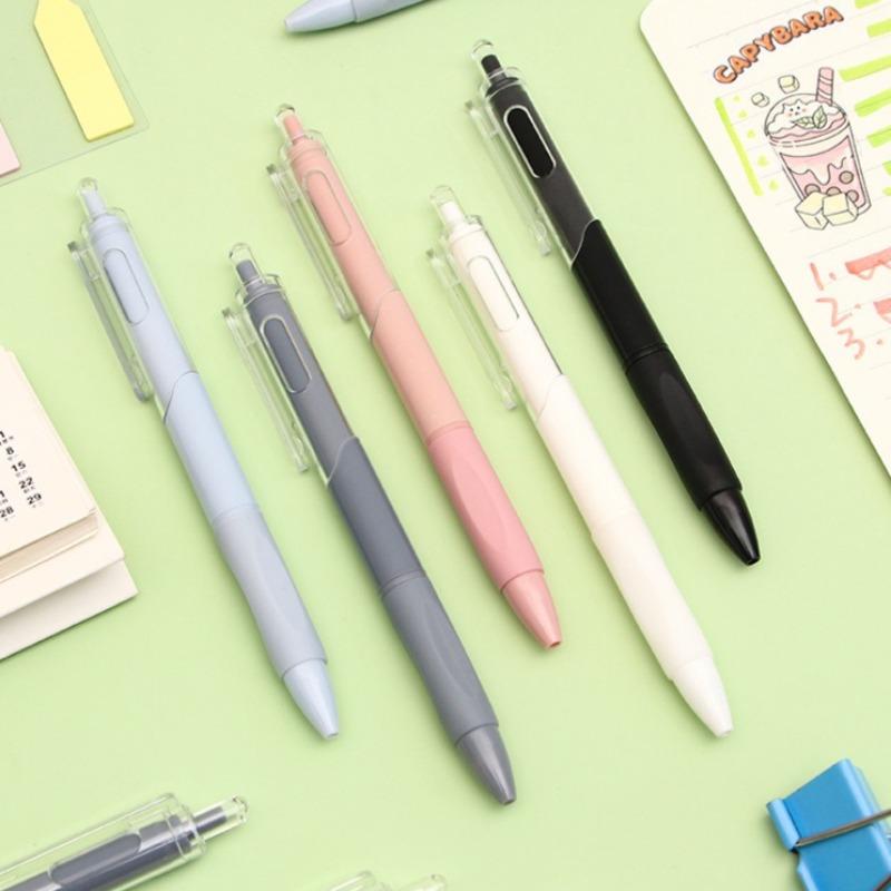 1Pc Neutral Pen Simplified 0.5mm Black Pen High Beauty Student Quick Dry Pen Office School Supplies Stationery