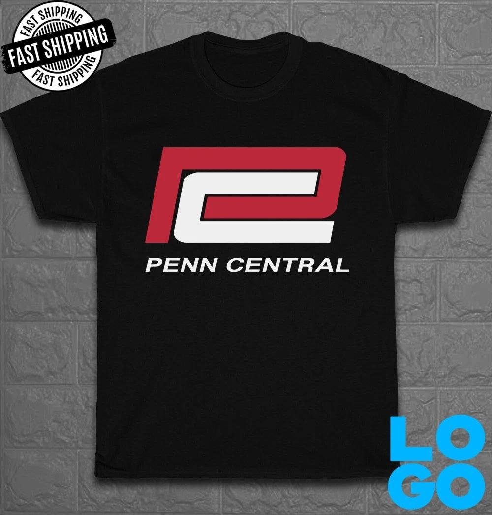 New Penn Central Railroad Logo Men s Funny T-Shirt Made In USA Size S to 5XL S