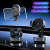 Magnetic Phone Holder Car Mount Telescopic Clip 360° Rotation Vacuum Suction Cup Strong Magnet Foldable for iPhone17 16 15Promax2