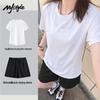 MJ STYLE Women's Quick-Dry T-shirt & Shorts Sportswear Set