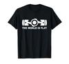 The World Is Auto Racing Motorsports Flat, T-Shirt