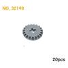 MOC Technical Gear Axle Bricks Parts Worm Rack Conector Train Car Crane Model Technical CROSS Axle Building Blocks Bricks Toys