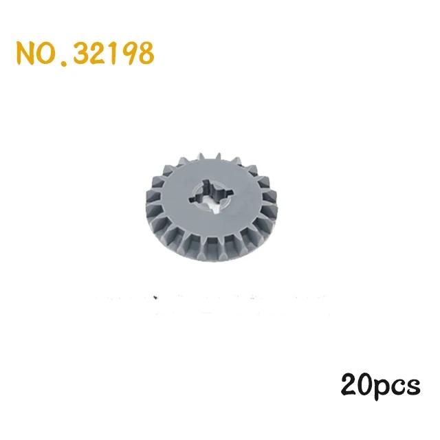 MOC Technical Gear Axle Bricks Parts Worm Rack Conector Train Car Crane Model Technical CROSS Axle Building Blocks Bricks Toys