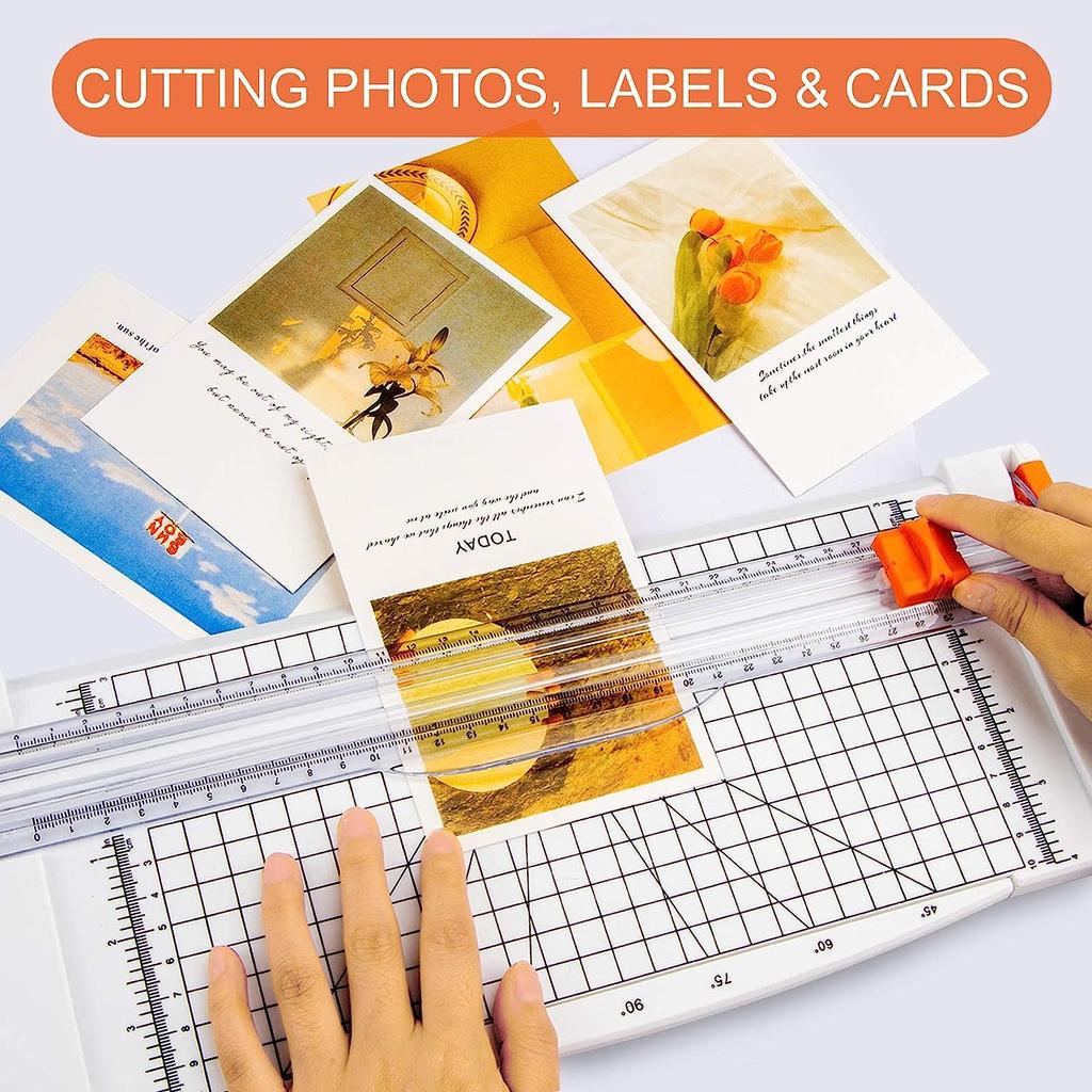 Plastic Base A4 Paper Trimmer Portable Paper Cutting Machine Photo Cutter Scrapbook Blade Home Office Art Crafts Tools