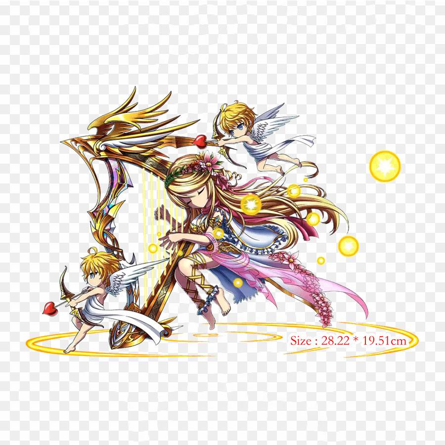 

Brave Frontier Libera Brave Frontier термопереносная печать виниловые нашивки наклейки для одежды DIY аппликации моющиеся нашивки