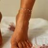 Simple Tennis Anklet For Women Gold Color Stainless Steel Cubic Zirconia Foot Leg Chain Ankle Bracelet Women Beach Jewelry 2025