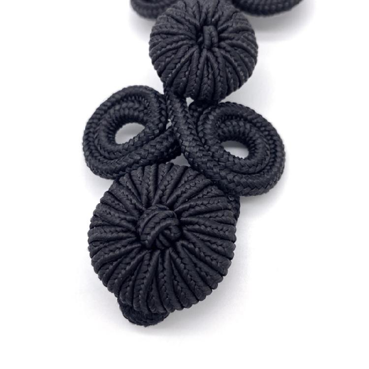 Nylon Wire Chinese Cheongsam Button Handmade Knot Fastener Closures for Sewing