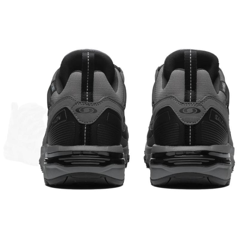 SALOMON ACS + CSWP Cushioned Anti-Slip And Wear-Resistant Lightweight Low-Top Running Shoes Unisex Stone Gray Sneakers 475958