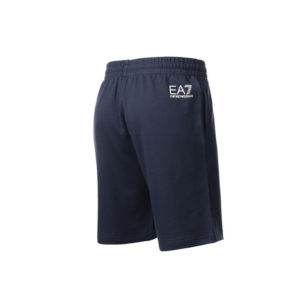 Emporio Armani EA7 Letter Print Casual Shorts Men Shorts Navy-Blue 3HPS57-PJ05Z-1554