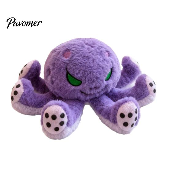 Children Octopus Doll Devil Plush Toy, Soft Stuffed Dark Decor, Desk Ornament Eight Tentacle Sea Animal Pillow, Gift for Halloween Christmas Birthday