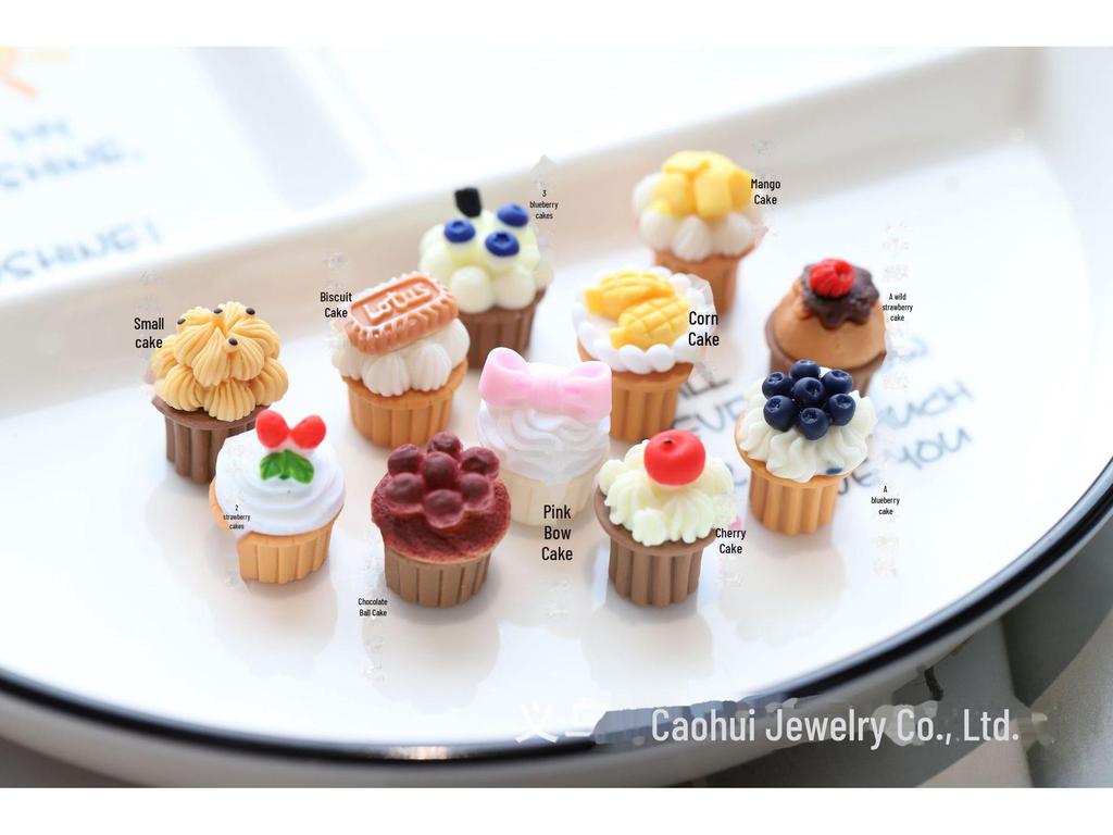 Copyright Resin Jewelry DIY Cream Glue - 3D Simulation Food & Fruit Cake Accessories