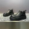 Winter Große Kopfschuhe Fleece Warm Retro Freizeitschuhe Plateau Leder Martin Stiefel Trendige Schuhe mbz