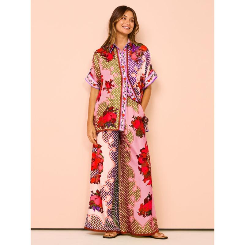 Street women's suit Printed digital high-end new trendy women's suit