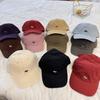 Little Fox Embroidered Baseball Cap Girls Spring and Summer Versatile Wide-brimmed Hat Pure Cotton Soft Top Hat Men