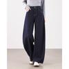TERRE BLEUE Women's Petite High-Waist Wide-Leg Jeans