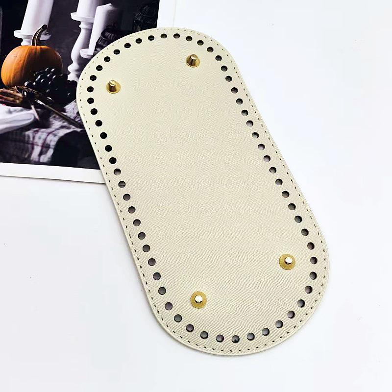 Ovaler Boden für DIY Häkel- und Strick-Bucket-Bag - Handgefertigtes Webzubehör