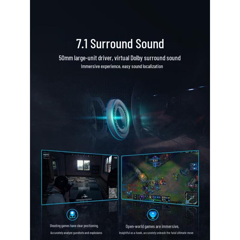 Rapoo VH350S Wireless Gaming Headset