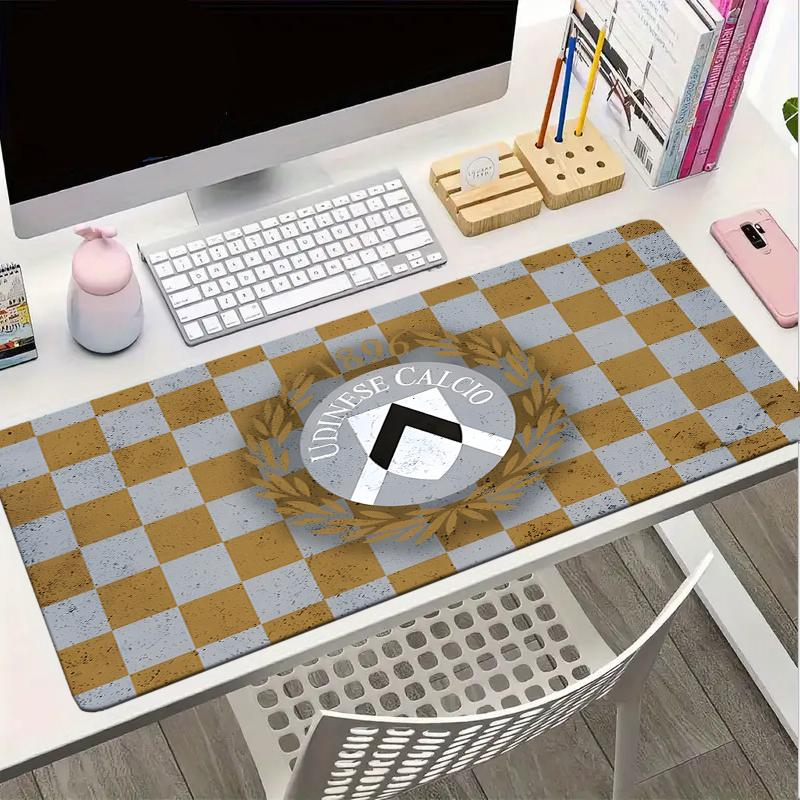 Udinese-Calcio Crest Design Mouse Pad, Gaming Mouse Pad, Keyboard Pad, Desk Decor for Computer Notebook Fan Gift Birthday Gift