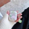 Funny purple kitten pattern earphone case for AirPods 1 1 1 1 pro pro1 earphone case
