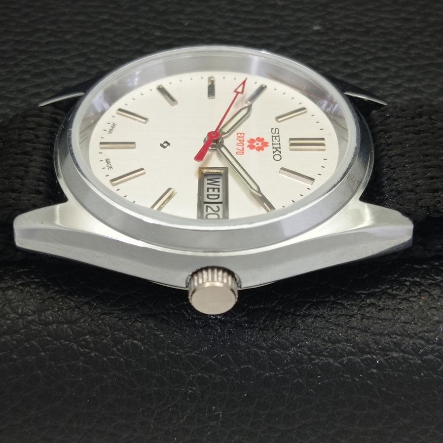 REFURBISHED SEIKO EXPO 70 AUTOMATIC 6309A JAPAN MENS SILVER DIAL WATCH A427263-2 QRL-a427263