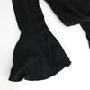 2024 Autumn Women's Backless Off-Shoulder Bell Sleeve Dress