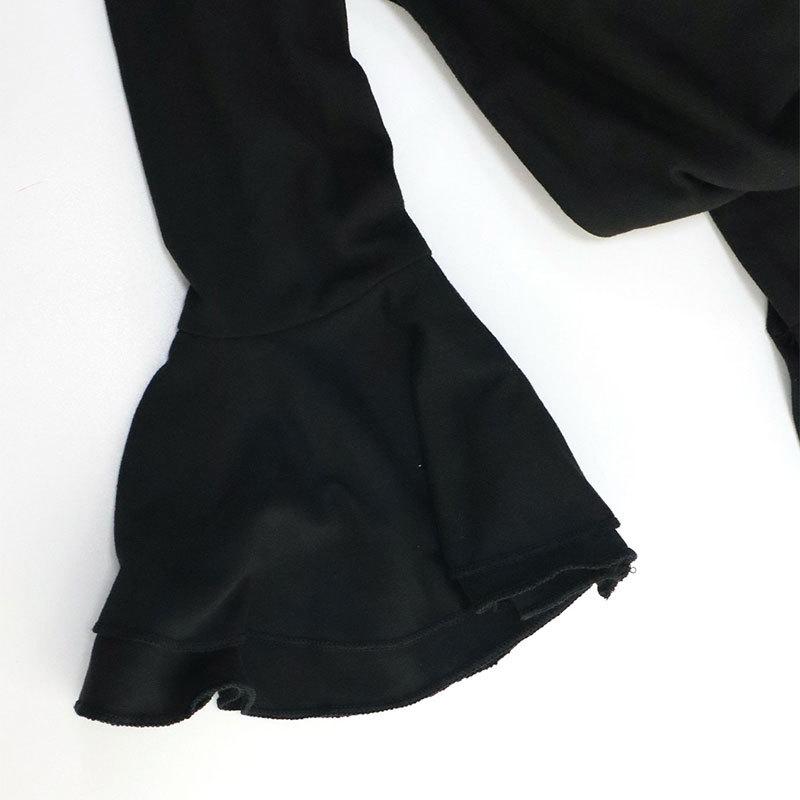 2024 Autumn Women's Backless Off-Shoulder Bell Sleeve Dress