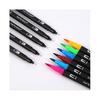 Water-based Dual-tip Marker Pen Watercolor Pen Set Colorful Liner Pen Drawing Soft-tip Pen