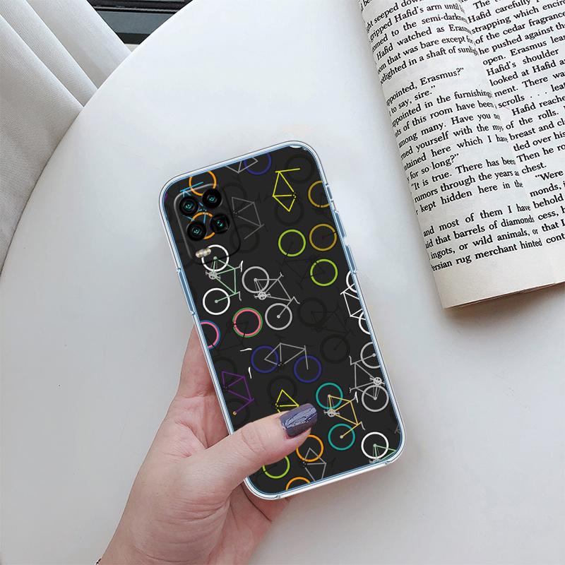 RP26 Cycling Bicycle Transparent Case for LG K22 K30 K40 K40S K41 K42 K50 K50S K51 K51S K52 K61 K62 K71 K92 Q60 Q61 V40 V50 V60