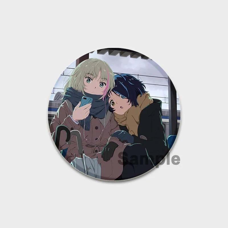 32/44/58MM Wonder Egg Priority Brooches, Cartoon Ohto Ai Cosplay Badge, Anime Brooch, Enamel Pin, Jewelry Accessories, Backpack Decoration