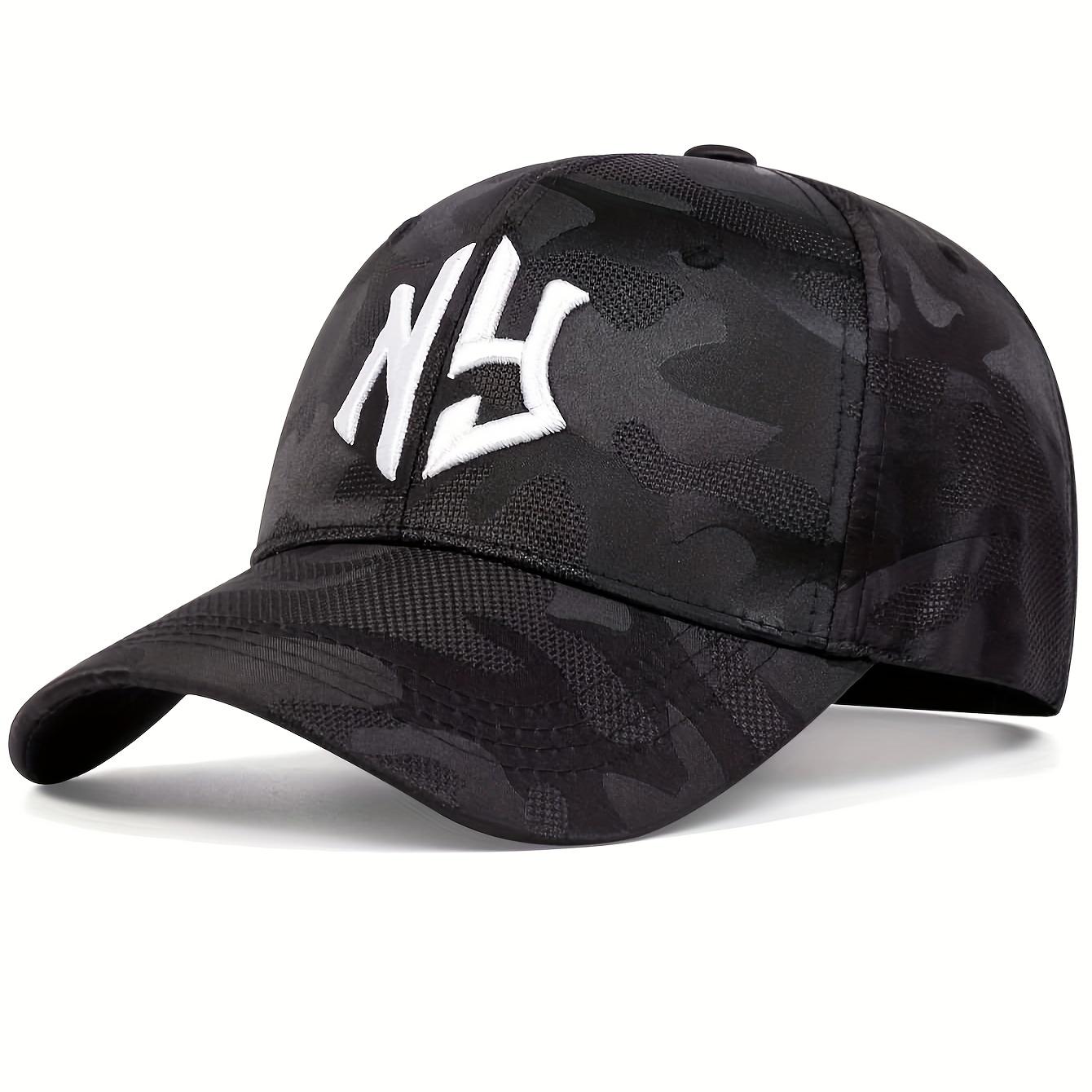 Mode Letterborduurwerk camouflage Baseballpet Lente Herfst snapback Hoed Verstelbare Sport Casual Hoeden Zonbescherming Hoeden black