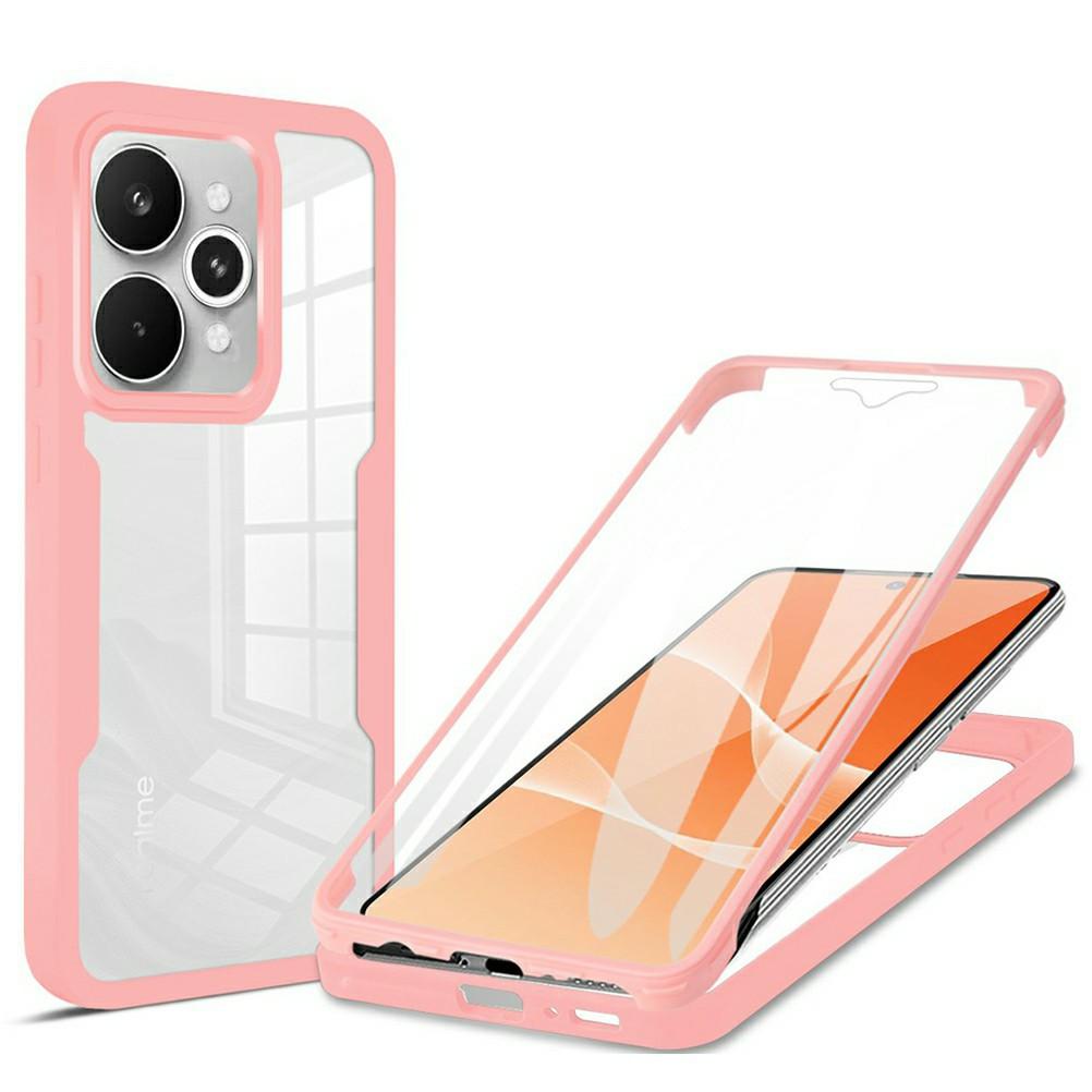 

For Realme 15 5G/15 Pro 5G Case Acrylic + TPU Clear Phone Cover with PET Screen Film