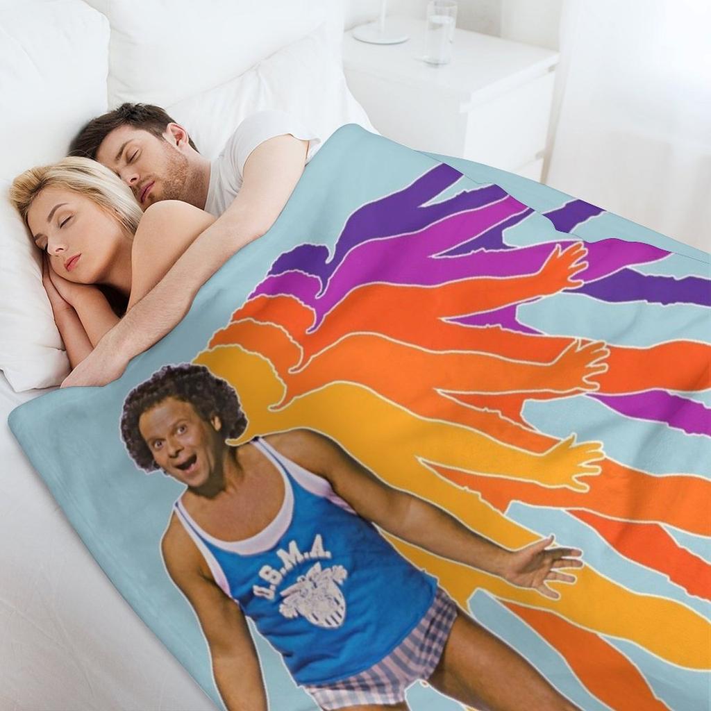 Richard Simmons Retro Style FanArt Design Throw Blanket sofa bed Single Vintage Sofa Blankets