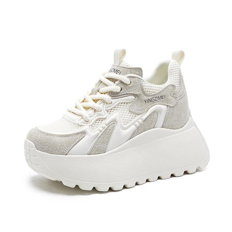 

2025 summer thick-soled mesh breathable new popular casual Forrest Gump shoes sports casual shoes high value new Chinese style 33