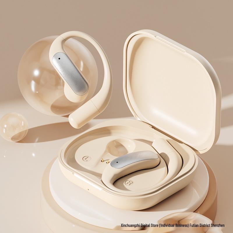 

M122 Bluetooth Earbuds: AI-Powered, Ear-Hook, Long Battery Life, Multi-Language Translation.
