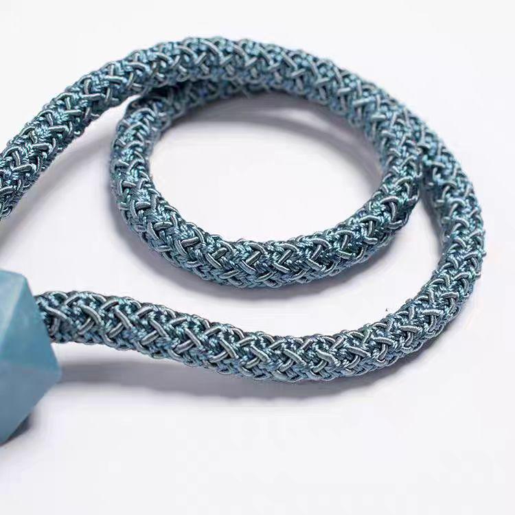 Magnetic Cube Curtain Tiebacks - No-Drill Decorative Ropes