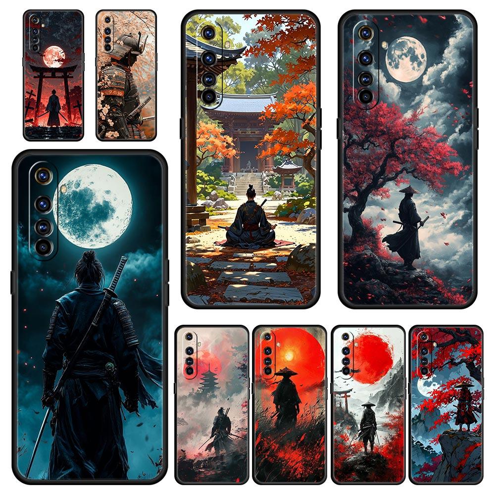 Japanese Bushido Samurai Phone Case For Realme 12 11 10 9 8 5G 7 6 GT5 GT3 GT2 Pro Plus C21 C11 C25 C35 GT Neo 2 3 3T 5 Cover