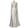 Satin light Hochzeitskleid Französisch weiß Super Fee Trägertop Mori Out Garn 1011 Neues Sommer-Lazy-Design-Kleid