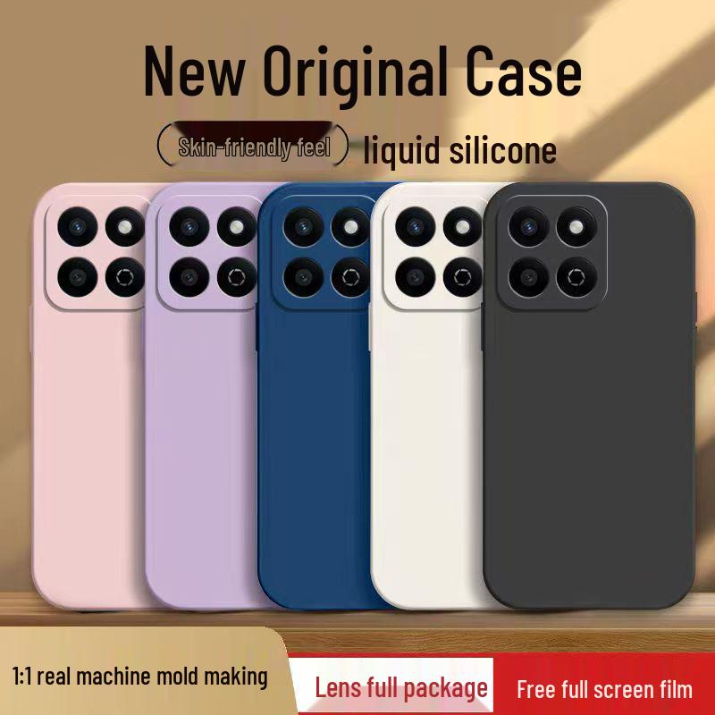 Honor Play 60 Plus Solid Color Anti-Drop Liquid Soft Case